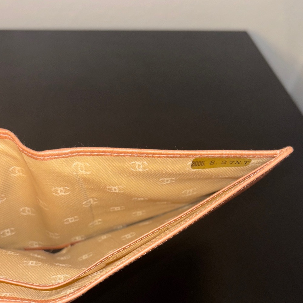 CHANEL Apricot Leather Wallet - Picture 10 of 10